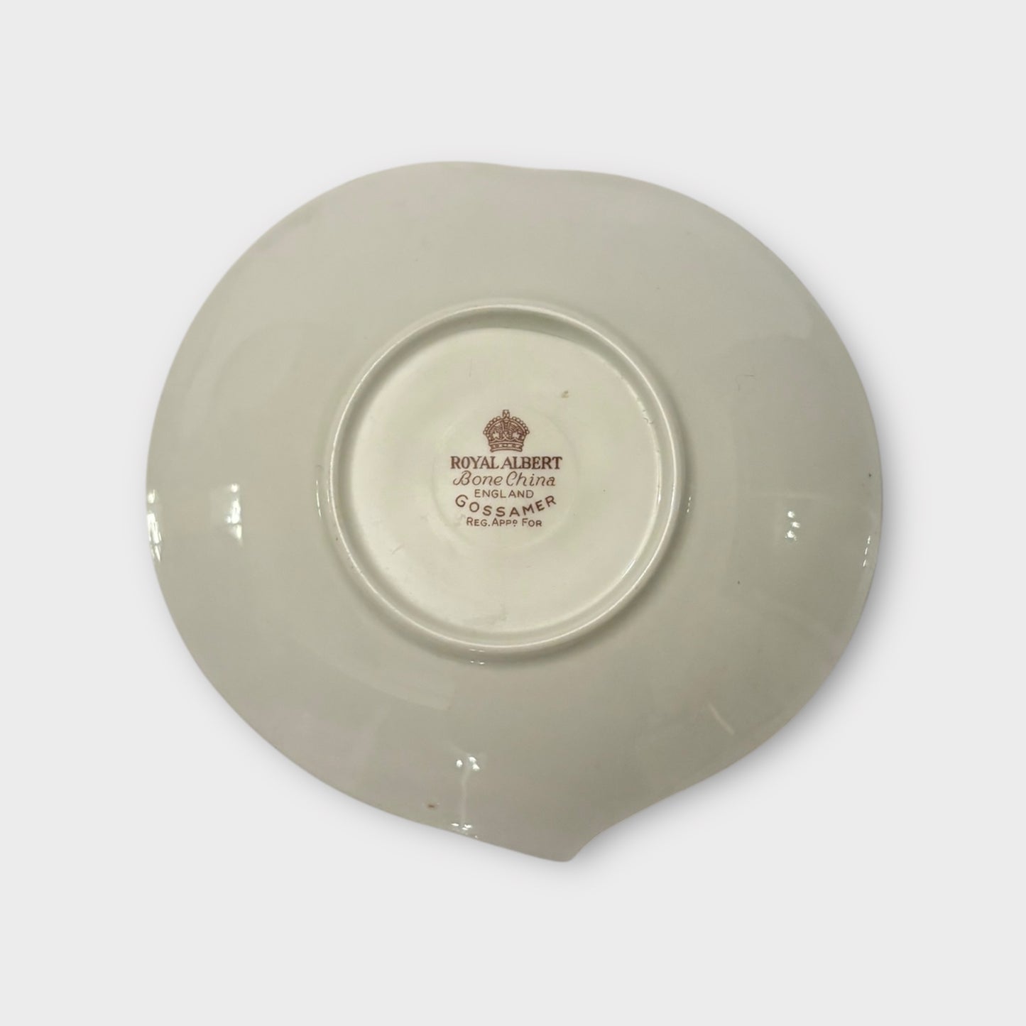 Vintage Royal Albert Gossamer Heart-Shaped Dish (1983-1986)