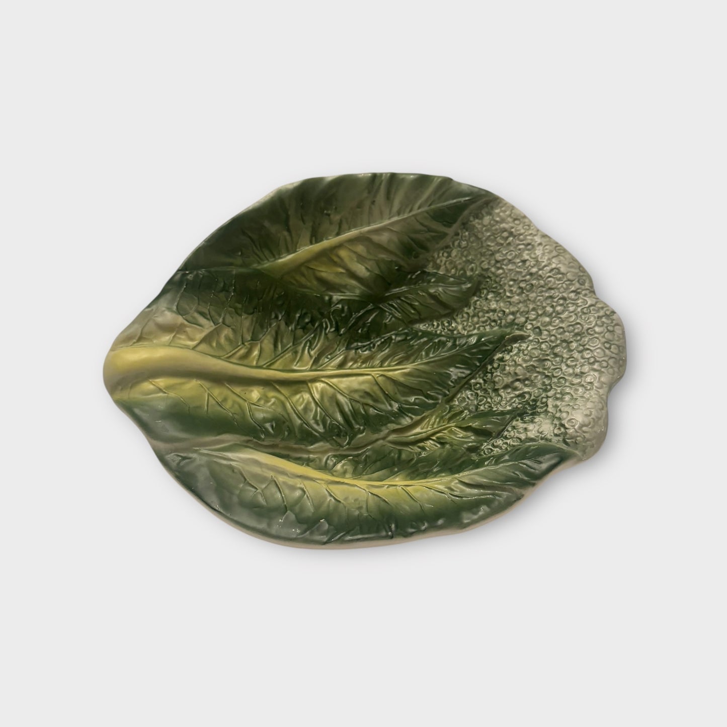 Vintage Cabbage Leaf Plate