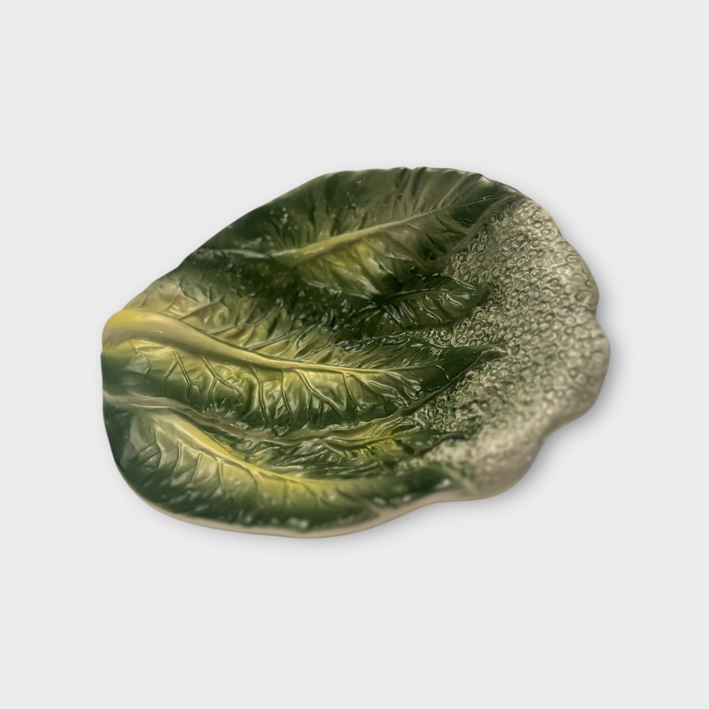 Vintage Cabbage Leaf Plate