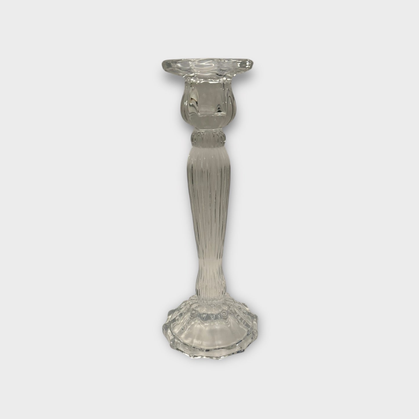 Vintage Shannon Crystal Candlestick Holders (Set of 2) – Elegant Timeless Charm