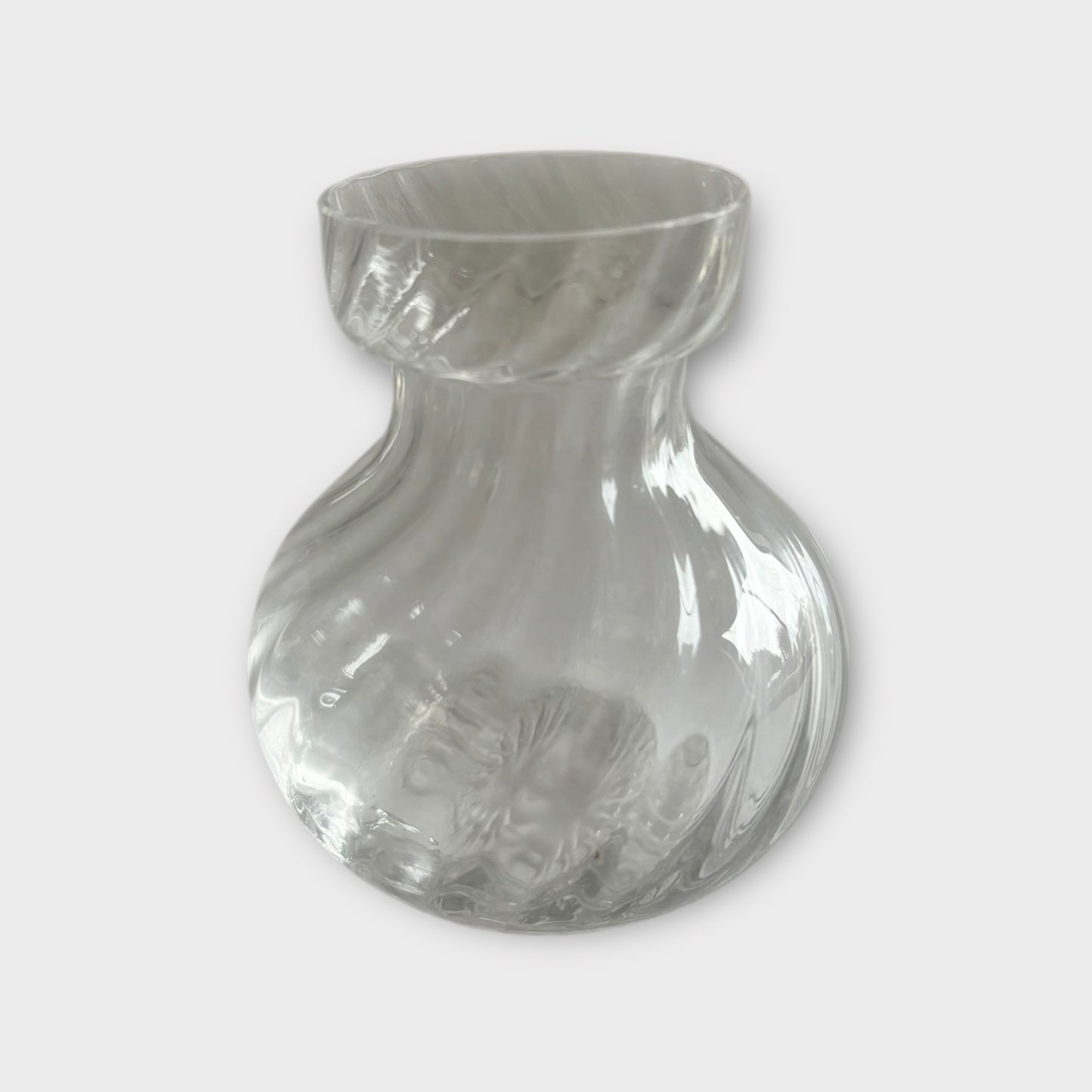 Dartington Crystal Ripple Vase / Candle Holder