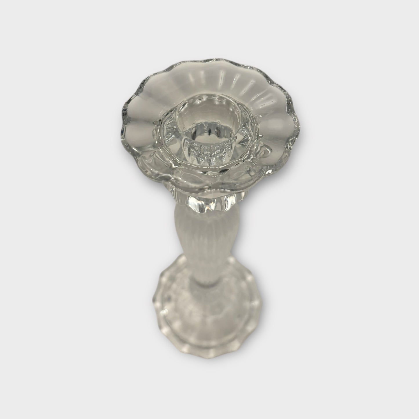 Vintage Shannon Crystal Candlestick Holders (Set of 2) – Elegant Timeless Charm