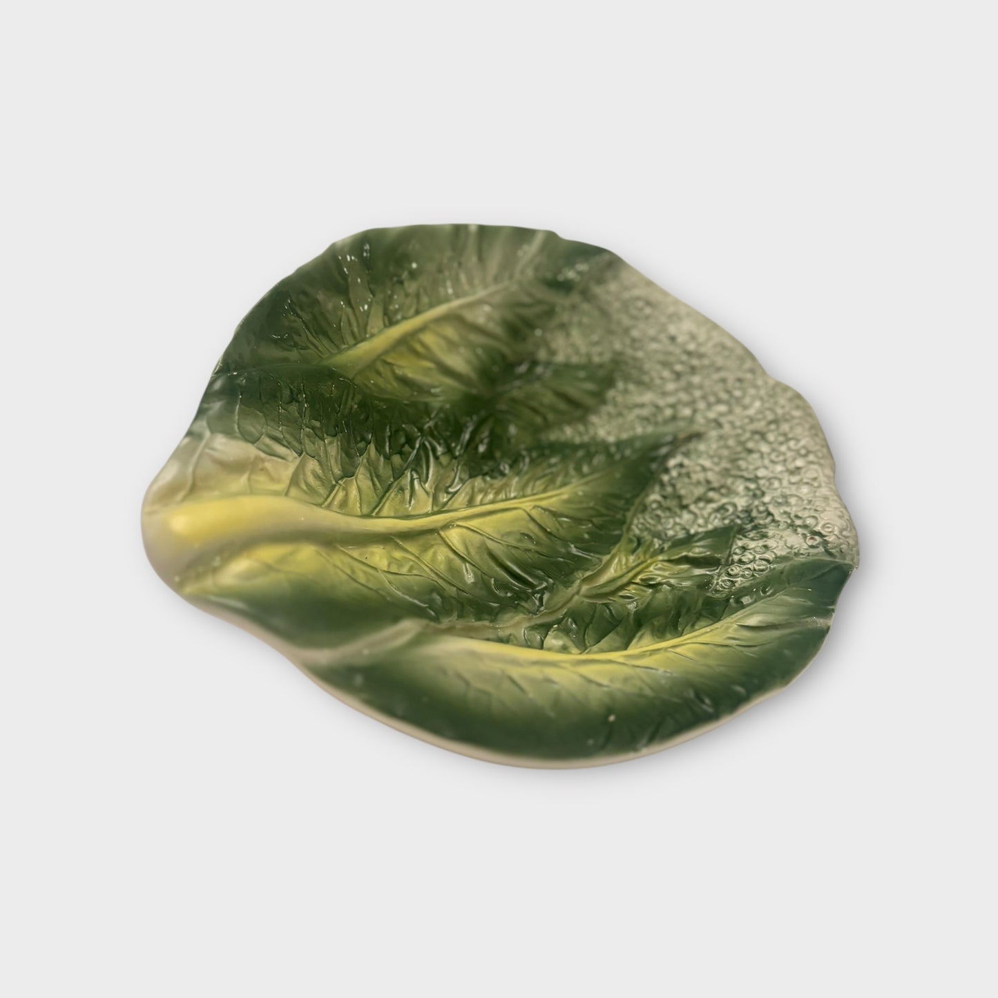 Vintage Cabbage Leaf Plate