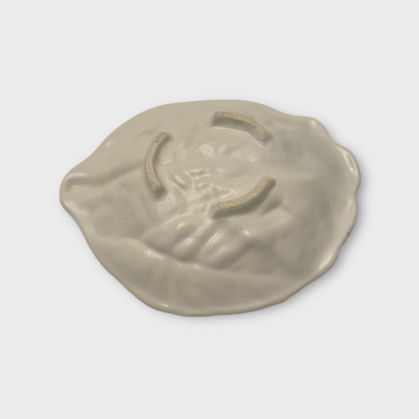 Vintage Cabbage Leaf Plate