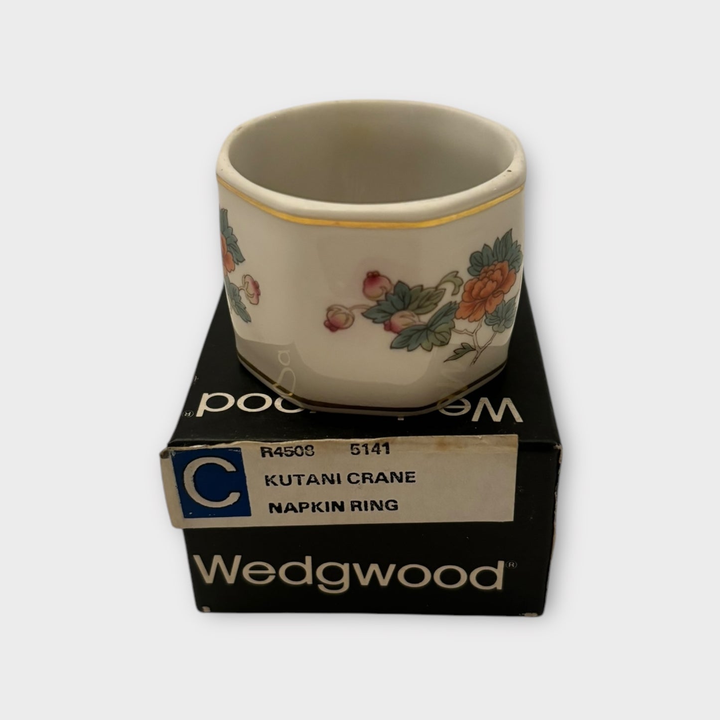 Kutani Crane Napkin Ring by Wedgwood