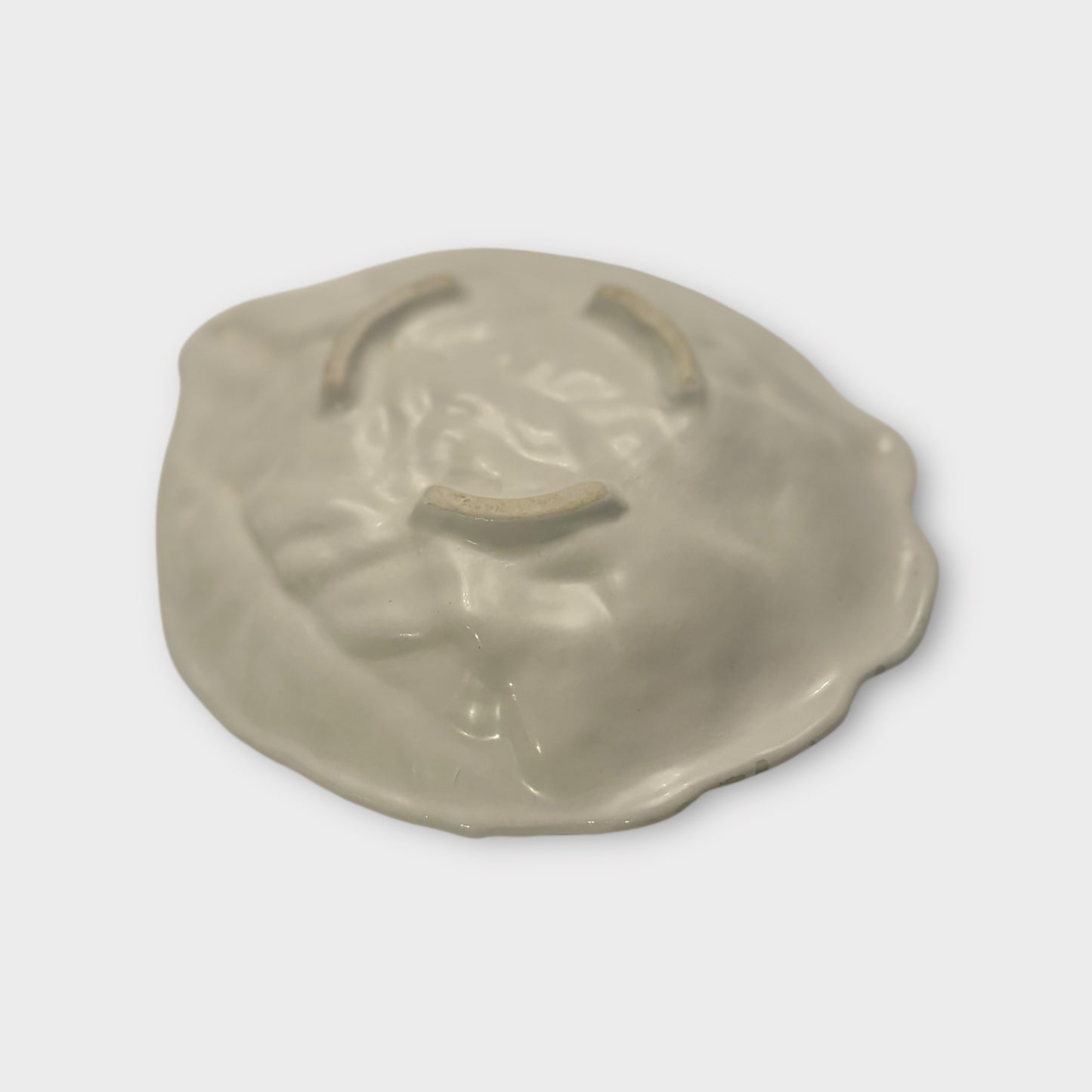 Vintage Cabbage Leaf Plate