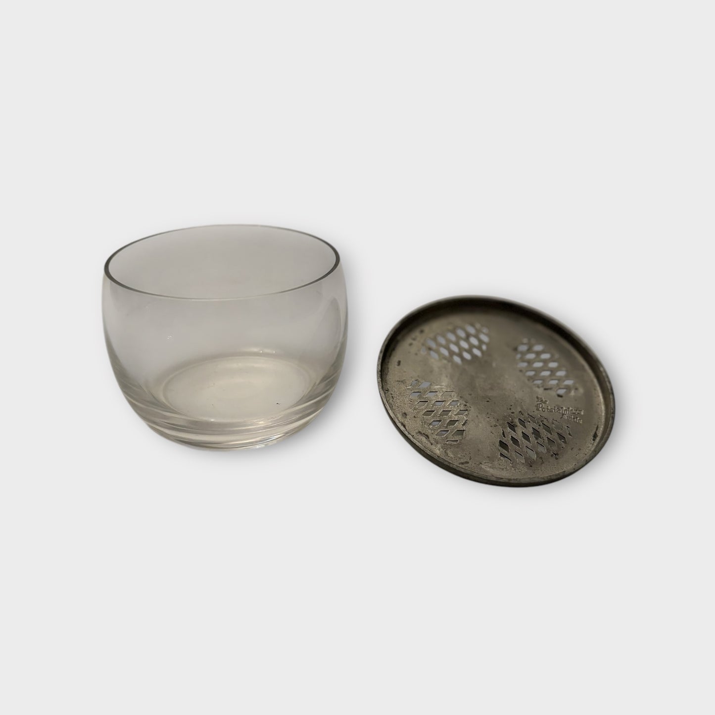 Les Potstainiert Hutois Trinket Jar with Pewter Lid