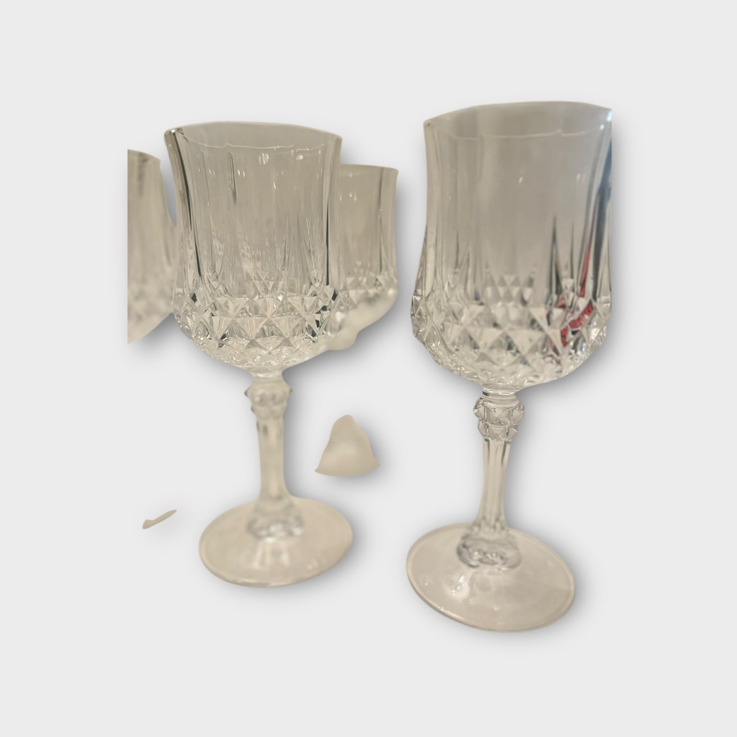 Set of 6 Longchamp 25cl Crystal Glasses by Cristal d'Arques