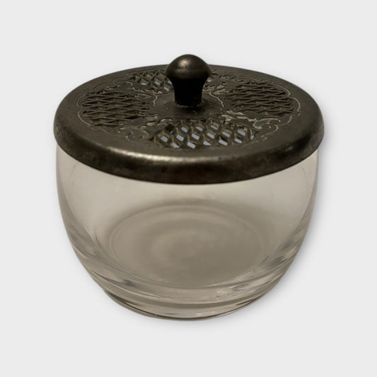 Les Potstainiert Hutois Trinket Jar with Pewter Lid